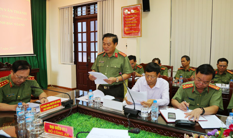 Thứ trưởng Nguyễn Văn Thành làm việc với Công an tỉnh Bắc Giang - Ảnh minh hoạ 2