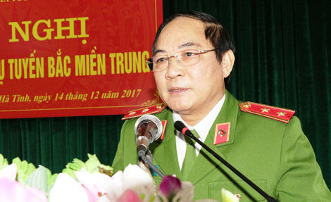 Giao ban lực lượng Cảnh sát ma túy các tỉnh Bắc Miền Trung