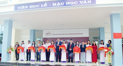 Khánh thành Trường Tiểu học Ninh Chữ do Agribank tài trợ