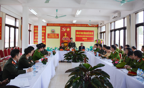 Thứ trưởng Nguyễn Văn Sơn làm việc với Công an tỉnh Quảng Ninh - Ảnh minh hoạ 2