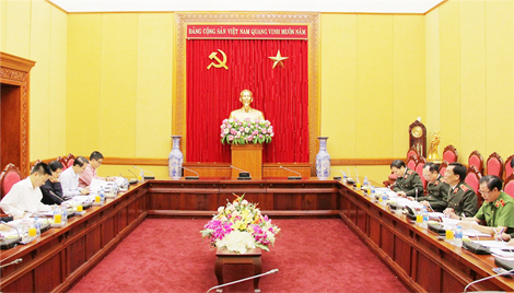 Đảng ủy Công an Trung ương làm việc với Ban Tổ chức Trung ương về Quy định tổ chức Đảng trong CAND