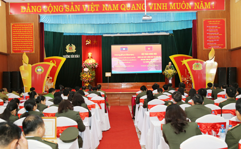 Không ngừng nâng cao chất lượng đào tạo cho học sinh Bộ An ninh Lào