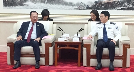 Thứ trưởng Nguyễn Văn Thành thăm Công an tỉnh Quảng Đông, Trung Quốc