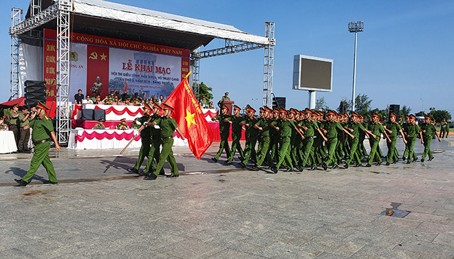 Khai mạc Hội thi điều lệnh, bắn súng, võ thuật CAND  lần thứ 5 tại Kiên Giang - Ảnh minh hoạ 3