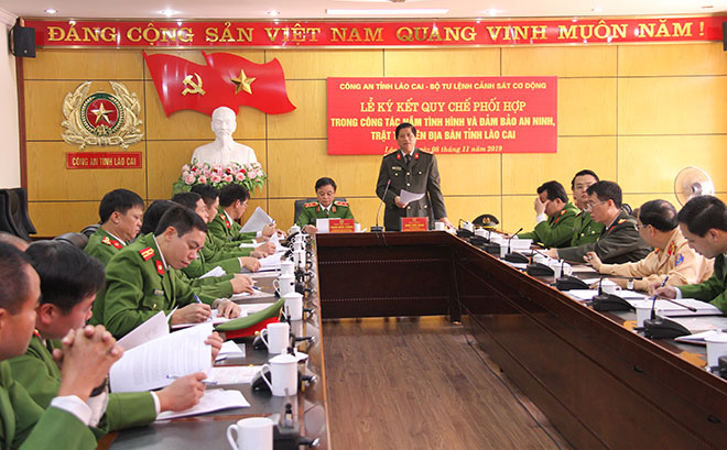 Ký kết Quy chế phối hợp giữa CA tỉnh Lào Cai với Bộ Tư lệnh CSCĐ - Ảnh minh hoạ 2