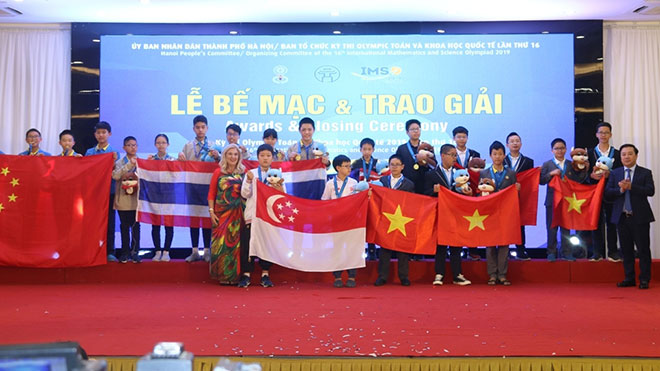 Việt Nam giành 36 Huy chương tại cuộc thi Olympic Toán và Khoa học quốc tế 2019 Việt Nam giành 36 Huy chương tại cuộc thi Olympic Toán và Khoa học quốc tế 2019