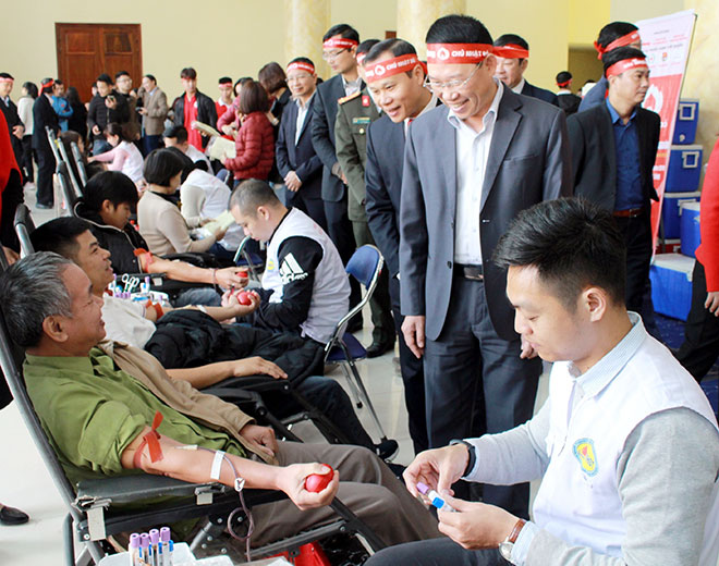 Tiếp tục chương trình “Chủ nhật Đỏ” - hiến máu cứu người tại Bắc Giang