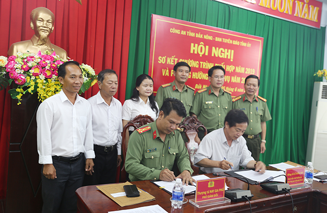 Công an tỉnh Đắk Nông và Ban Tuyên giáo Tỉnh ủy triển khai chương trình phối hợp - Ảnh minh hoạ 2