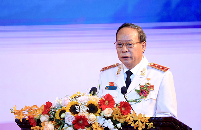 Thứ trưởng Lê Quý Vương phát biểu tại Đại hội.