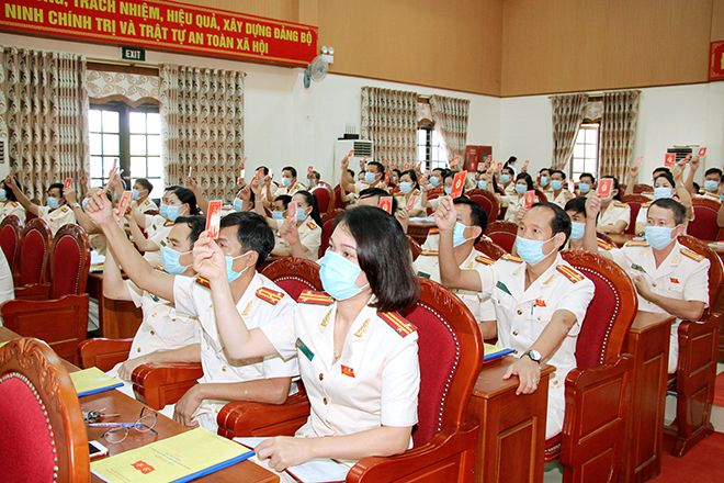 Đại hội đại biểu Đảng bộ Công an tỉnh Quảng Trị nhiệm kỳ 2020-2025 - Ảnh minh hoạ 4