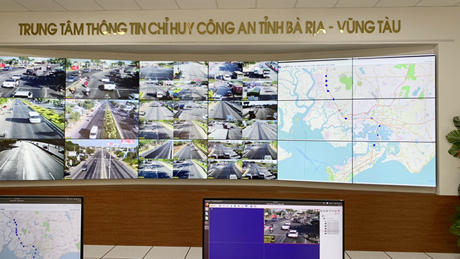 Công an tỉnh Bà Rịa - Vũng Tàu khai trương hệ thống giám sát tự động bằng camera