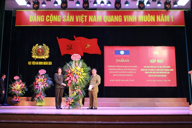 Gặp mặt các lưu học viên Lào đang học tập tại Học viện ANND - Ảnh minh hoạ 3