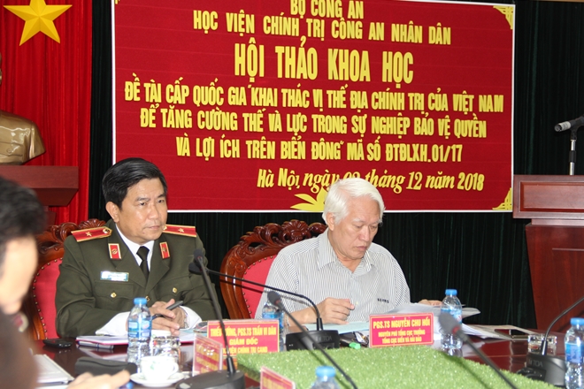 Hội thảo khoa học “Nhận thức về vị thế địa chính trị và khai thác vị thế địa chính trị của Việt Nam”