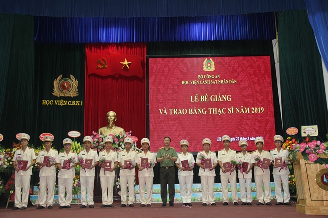 Học viện CSND trao bằng cho 288 tân thạc sỹ năm 2019