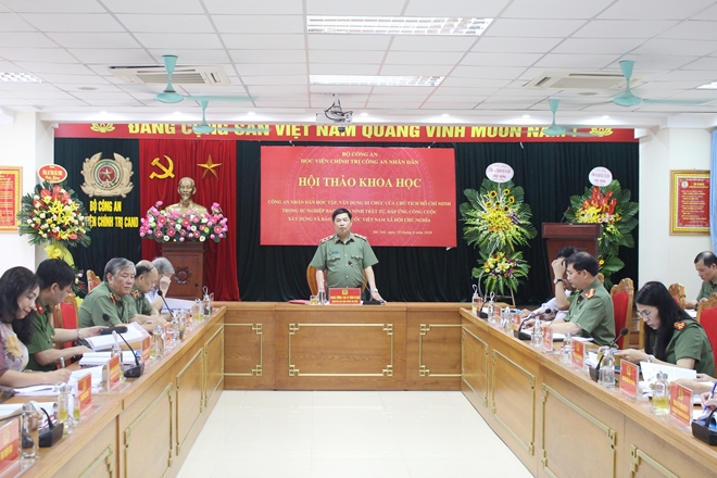 Công an nhân dân học tập, vận dụng Di chúc của Chủ tịch Hồ Chí Minh trong sự nghiệp bảo vệ an ninh trật tự