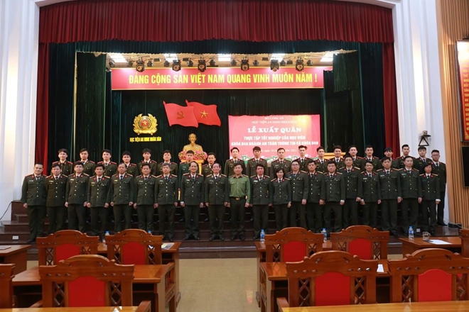 Học viện ANND tổ chức Lễ xuất quân thực tập tốt nghiệp cho học viên Khoá D48 và D49 - Ảnh minh hoạ 3