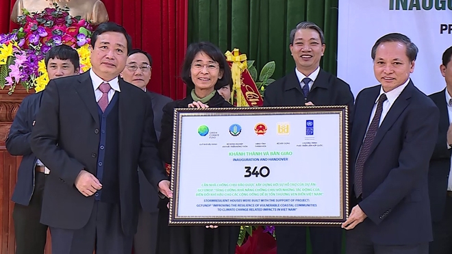 UNDP bàn giao 340 căn nhà an toàn cho người dân Thanh Hóa
