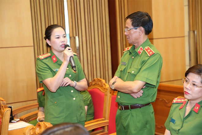 Hội Phụ nữ Tổng cục Cảnh sát mít tinh kỷ niệm Ngày thành lập Hội Liên hiệp Phụ nữ Việt Nam - Ảnh minh hoạ 7