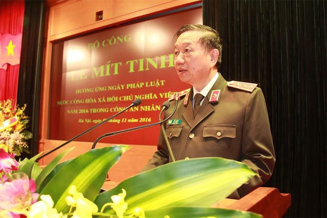 Bộ Công an tổ chức Lễ mít-tinh hưởng ứng Ngày Pháp luật Việt Nam - Ảnh minh hoạ 2