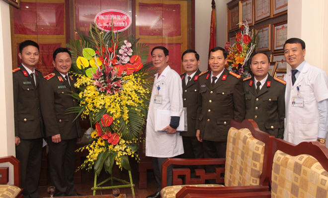 Tổng cục Chính trị CAND chúc mừng Ngày Thầy thuốc Việt Nam