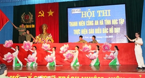 Công an Hà Tĩnh tổ chức Hội thi học tập thực hiện 6 điều Bác Hồ dạy