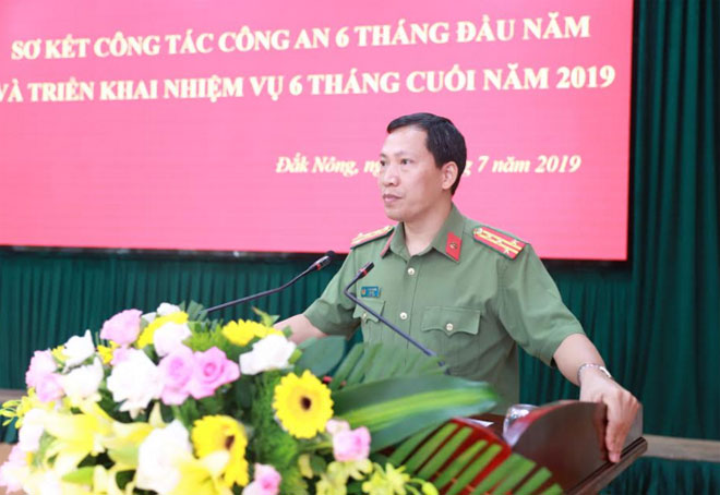 Công an tỉnh Đắk Nông sơ kết công tác Công an 6 tháng đầu năm