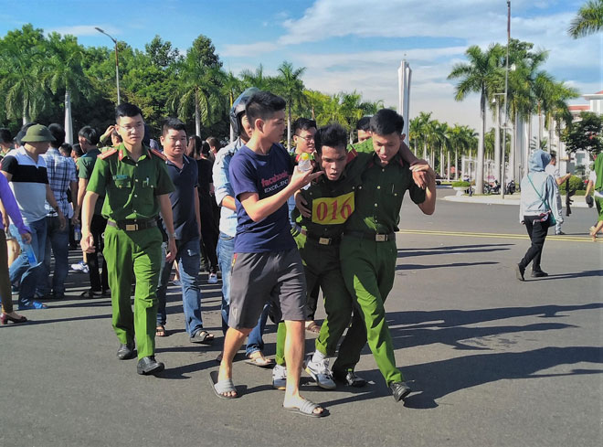 Sôi nổi Giải chạy vũ trang - việt dã và bóng bàn của Công an tỉnh Quảng Nam - Ảnh minh hoạ 7