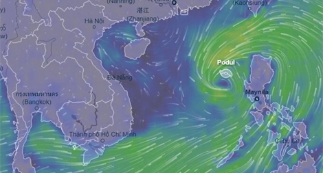 Lực lượng CAND tiếp tục chủ động ứng phó với diễn biến bão Podul