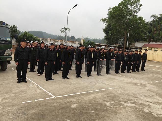 Tăng cường lực lượng cho Công an huyện giữ gìn ANTT trong dịp Tết