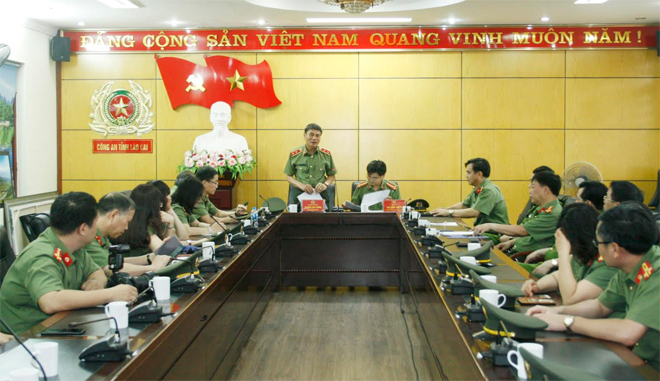 Cục Đối ngoại, Bộ Công an làm việc tại tỉnh Lào Cai