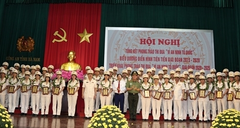 Nhiều điển hình trong phong trào thi đua “Vì An ninh Tổ quốc” tại CA tỉnh Hà Nam