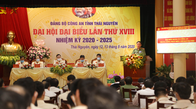 Đại hội Đảng bộ Công an tỉnh Thái Nguyên nhiệm kỳ 2020-2025