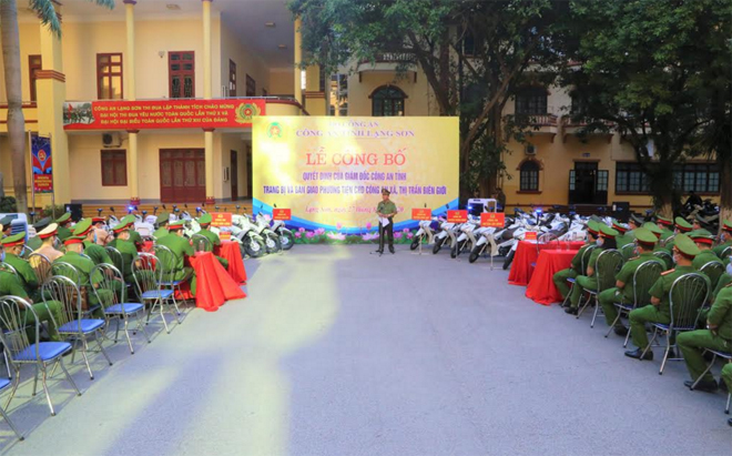 Bàn giao phương tiện cho Công an xã, thị trấn biên giới tỉnh Lạng Sơn - Ảnh minh hoạ 2