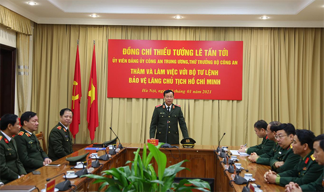 Đảm bảo an ninh, an toàn tuyệt đối tại khu vực Lăng Chủ tịch Hồ Chí Minh