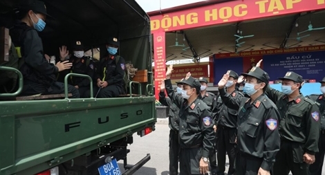 Tăng cường 220 CSCĐ giúp Bắc Giang chống dịch