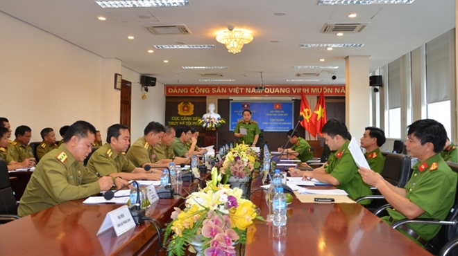 Tập huấn về truy nã tội phạm cho Cảnh sát, Bộ An ninh Lào