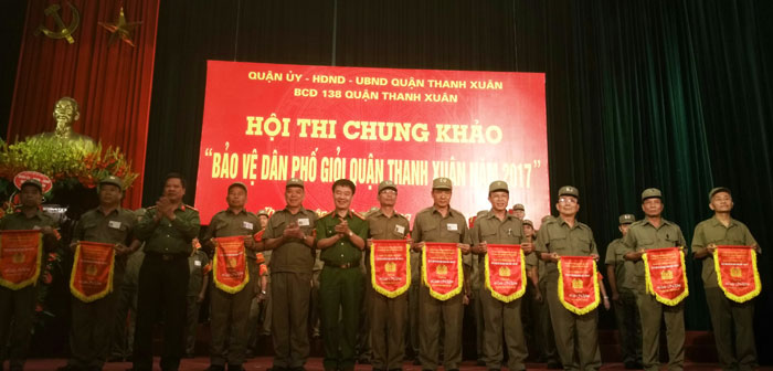 Hội thi bảo vệ dân phố giỏi quận Thanh Xuân