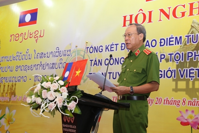 Tổng kết cao điểm tấn công, trấn áp tội phạm ma túy trên tuyến biên giới  Việt Nam - Lào