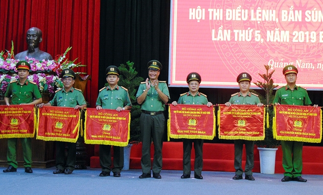 CA Quảng Nam đoạt giải Nhất toàn đoàn Hội thi điều lệnh, bắn súng, võ thuật CAND lần thứ 5