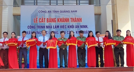 Khánh thành nhà làm việc tại Công an tỉnh Quảng Nam