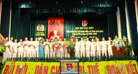 Tưng bừng Đại hội Đoàn thanh niên Công an tỉnh Nam Định lần thứ VI