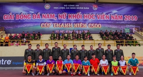 Khai mạc giải bóng đá Cúp Thanh niên Học viện An ninh nhân dân