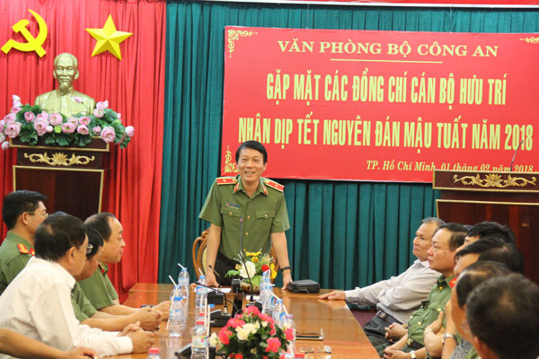 Văn Phòng Bộ Công an gặp mặt cán bộ hưu trí nhân dịp Tết Mậu Tuất - Ảnh minh hoạ 2