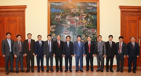 Thứ trưởng Bùi Văn Nam tiếp Đoàn đại biểu Văn phòng Bộ An ninh Lào