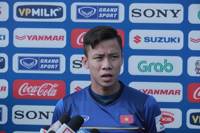 Quế Ngọc Hải là đội trưởng mới của đội tuyển Việt Nam tại Asian Cup 2019. Ảnh: Phong Sơn