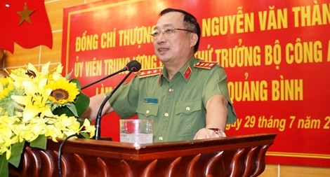 Thứ trưởng Nguyễn Văn Thành: Mỗi cán bộ chiến sỹ Công an phải thực sự gương mẫu