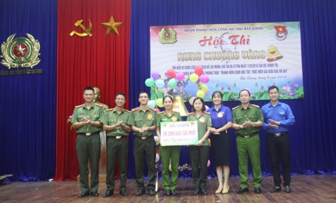 Công an tỉnh Bắc Giang: Sôi nổi hội thi “Rung chuông vàng”