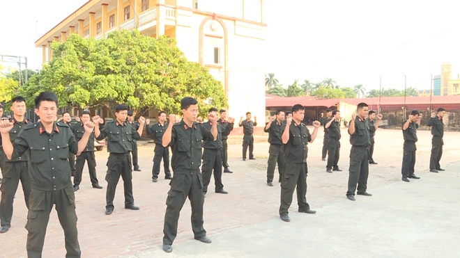 Cảnh sát cơ động Hưng Yên sẵn sàng chiến đấu vì bình yên cuộc sống