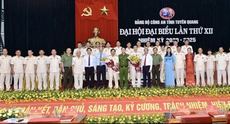 Đại hội đại biểu Đảng bộ Công an Công an tỉnh Tuyên Quang