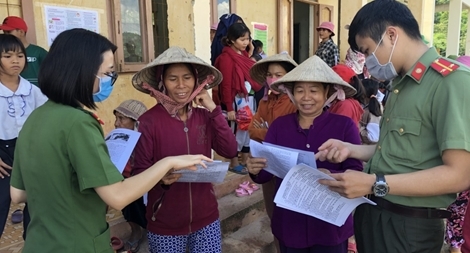 Công an Đắk Nông tổ chức chương trình thiện nguyện tại các trường học vùng sâu